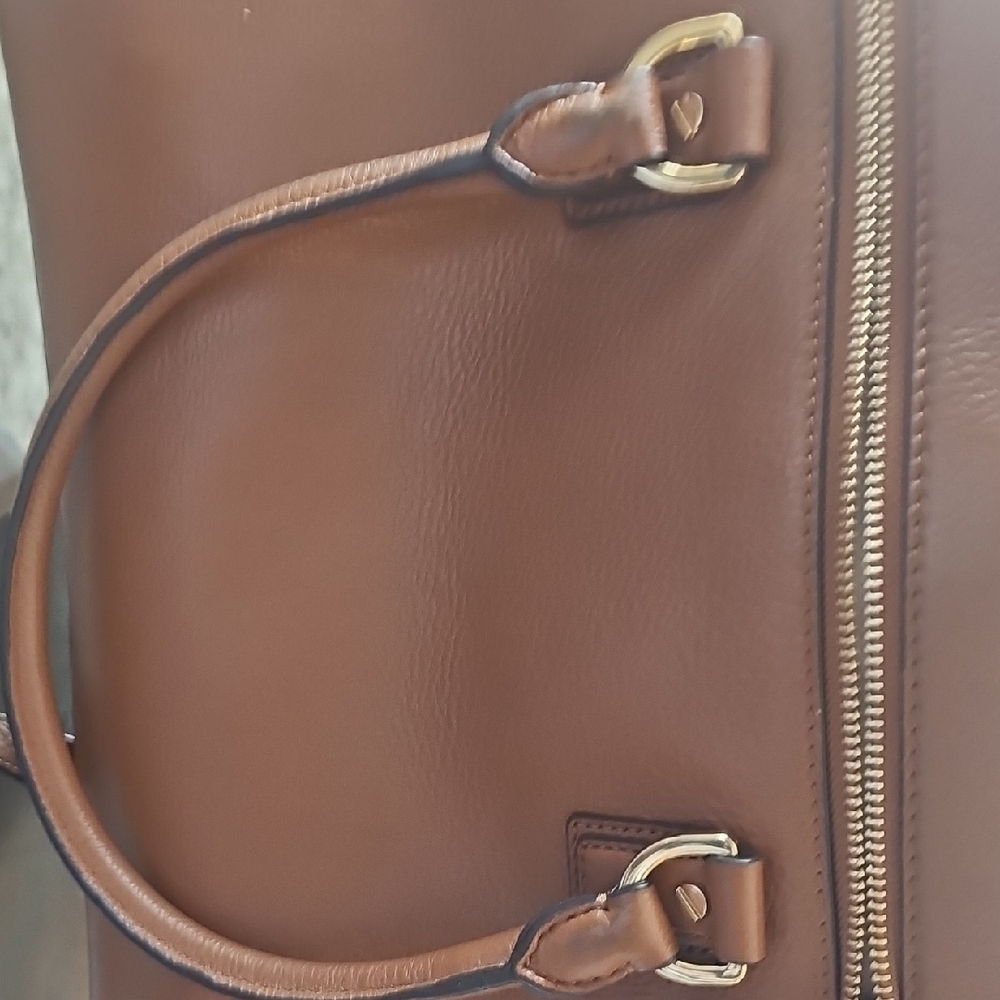 Michael Kors Brown Leather Men's Bag - Picture 7 of 10